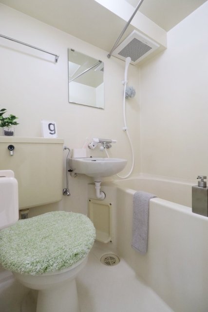 清潔感のあるユニットバス！
家具･小物はイメージです