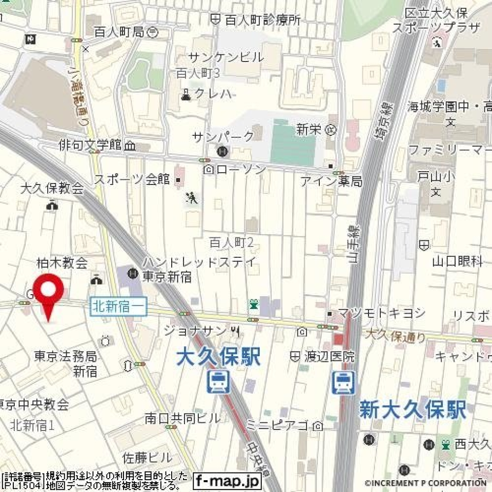 周辺地図。