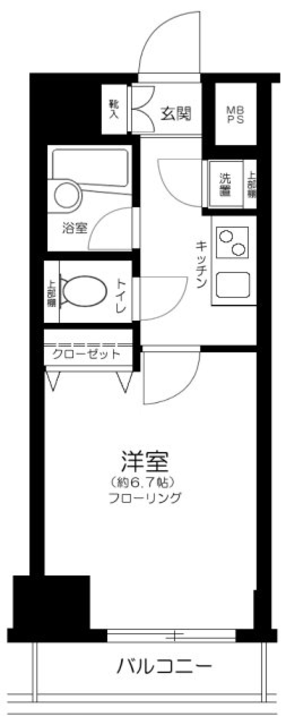 新御徒町駅まで徒歩5分！素敵なロビーで1日の始まりの間取り図
