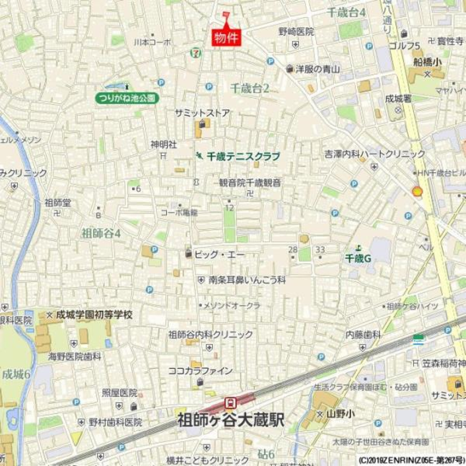 周辺地図。