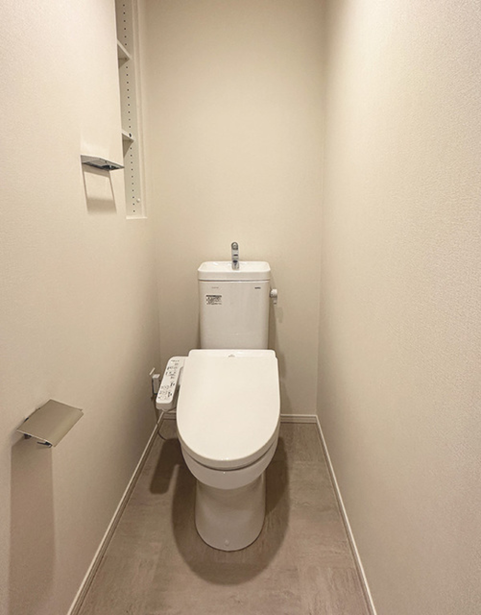 トイレです。
※写真は同タイプ住戸です。