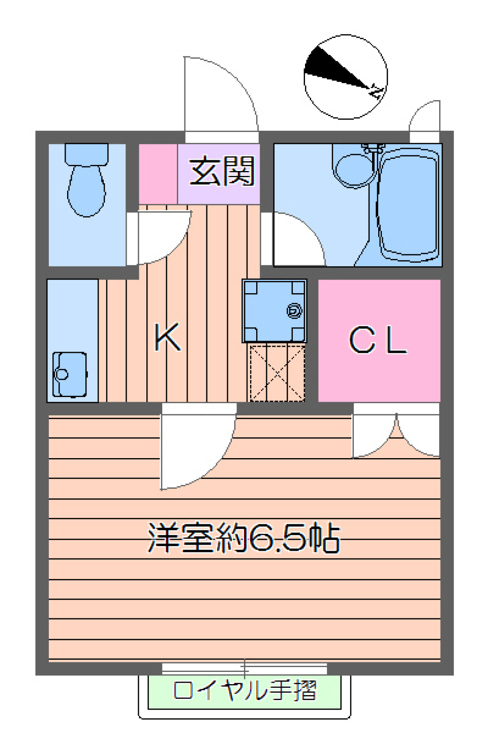 新生活、いちからスタート！の間取り図