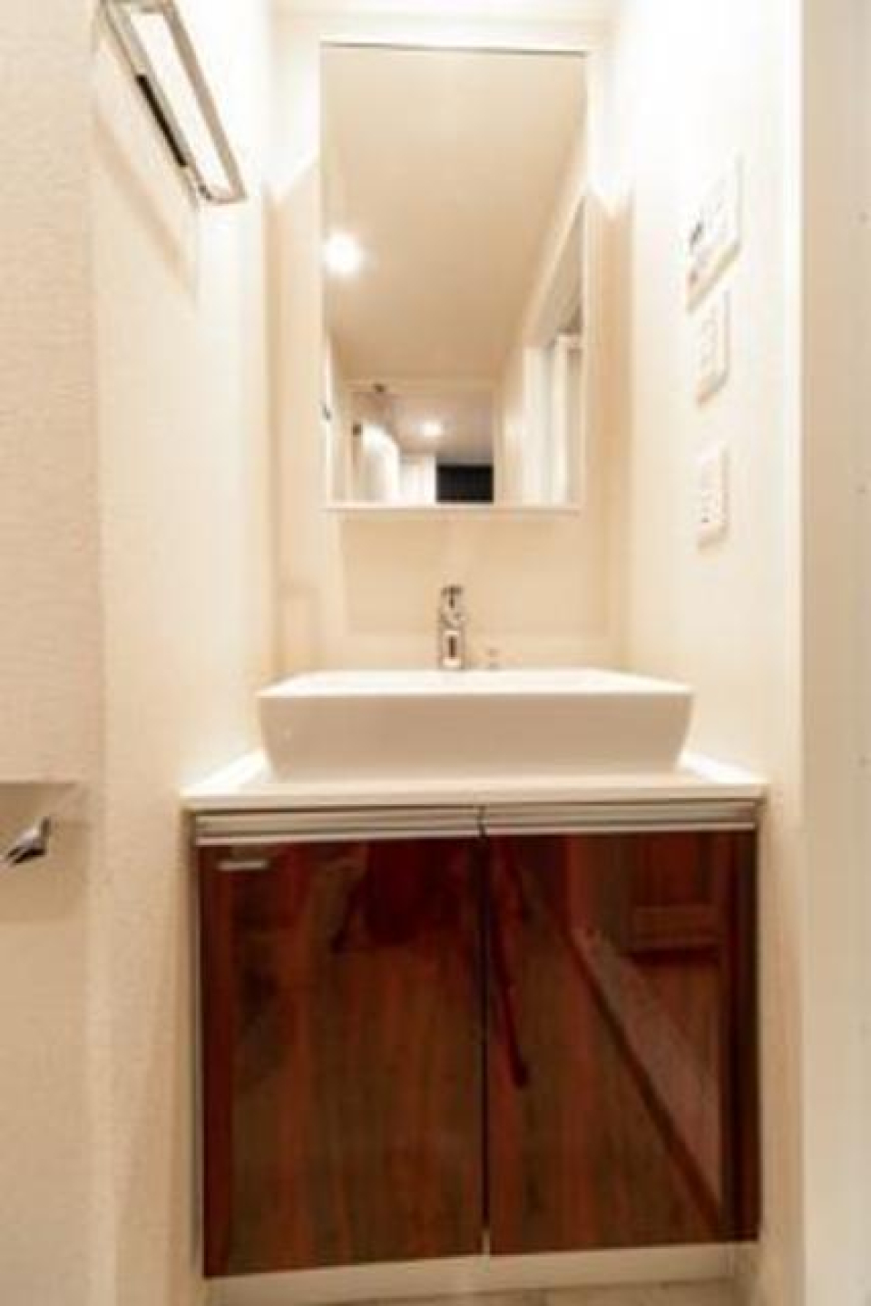 嬉しい独立洗面台です。
※写真は同タイプ住戸です。