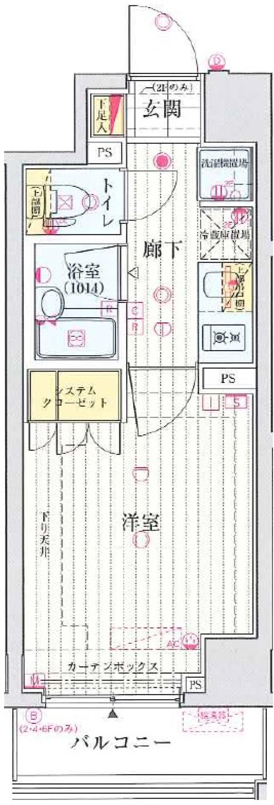 ペットと過ごすシンプルな居心地［ペット可］の間取り図