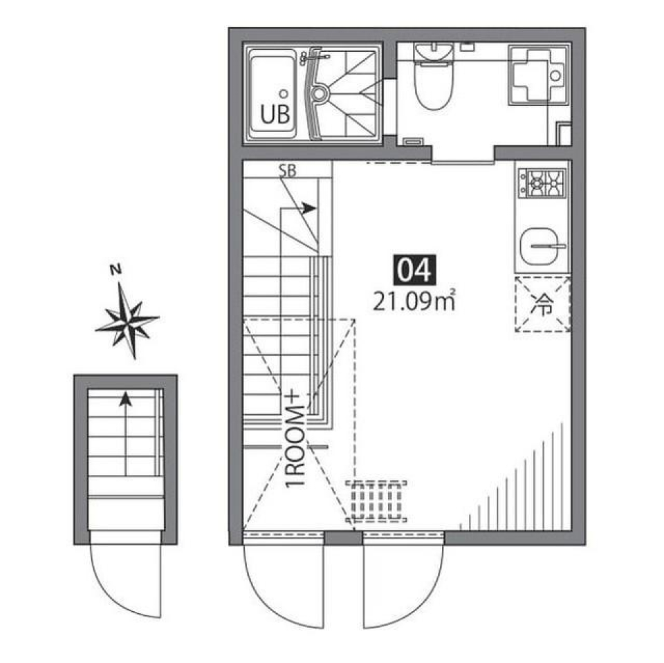 空間の魔法でイメージが広がる[ペット可]の間取り図