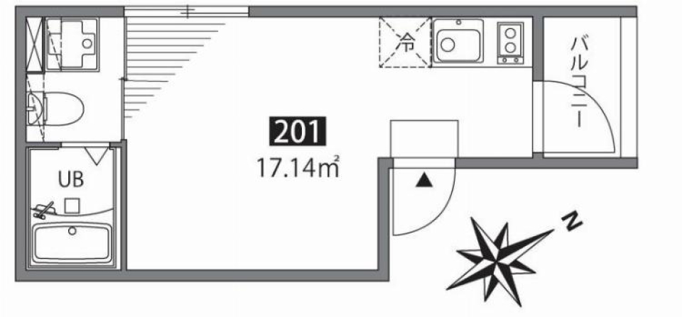 ラフさを感じるフロアがおしゃれ［新築］の間取り図