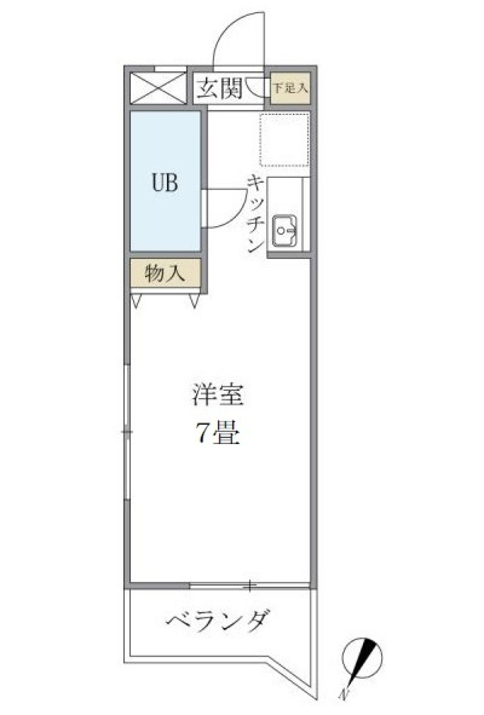 光と共にナチュラルな生活をの間取り図