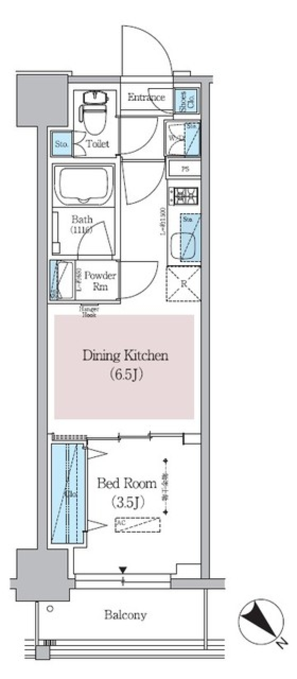 ２つの川に挟まれて［新築］の間取り図