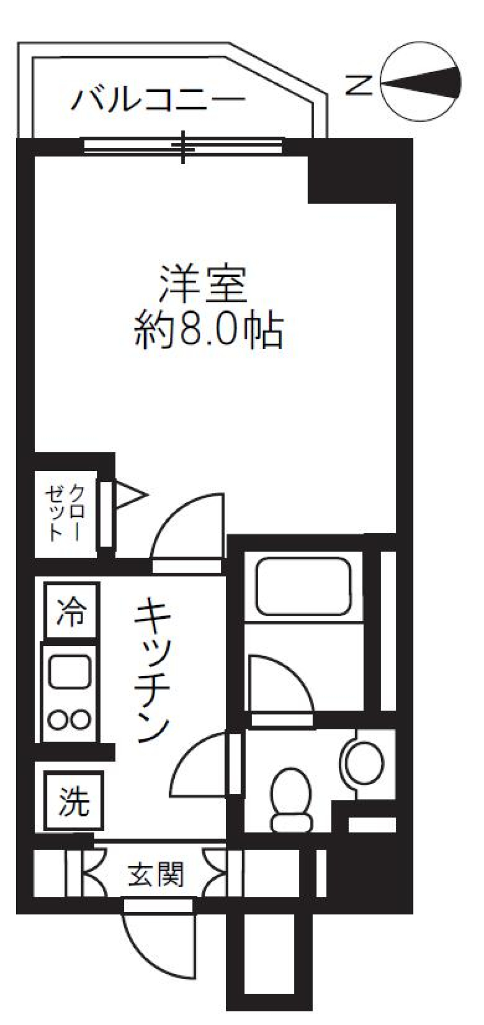 リュクス東金町　903号室［ペット可］の間取り図