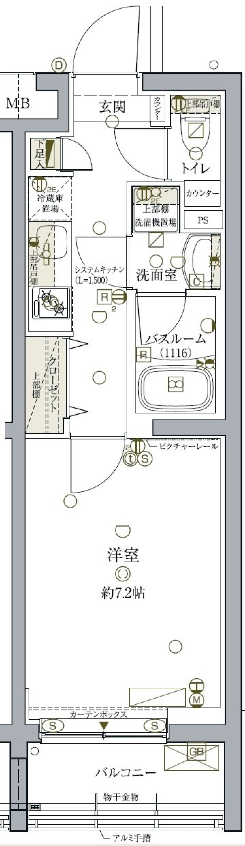 爽やかな空間でスタイリッシュに暮らすの間取り図