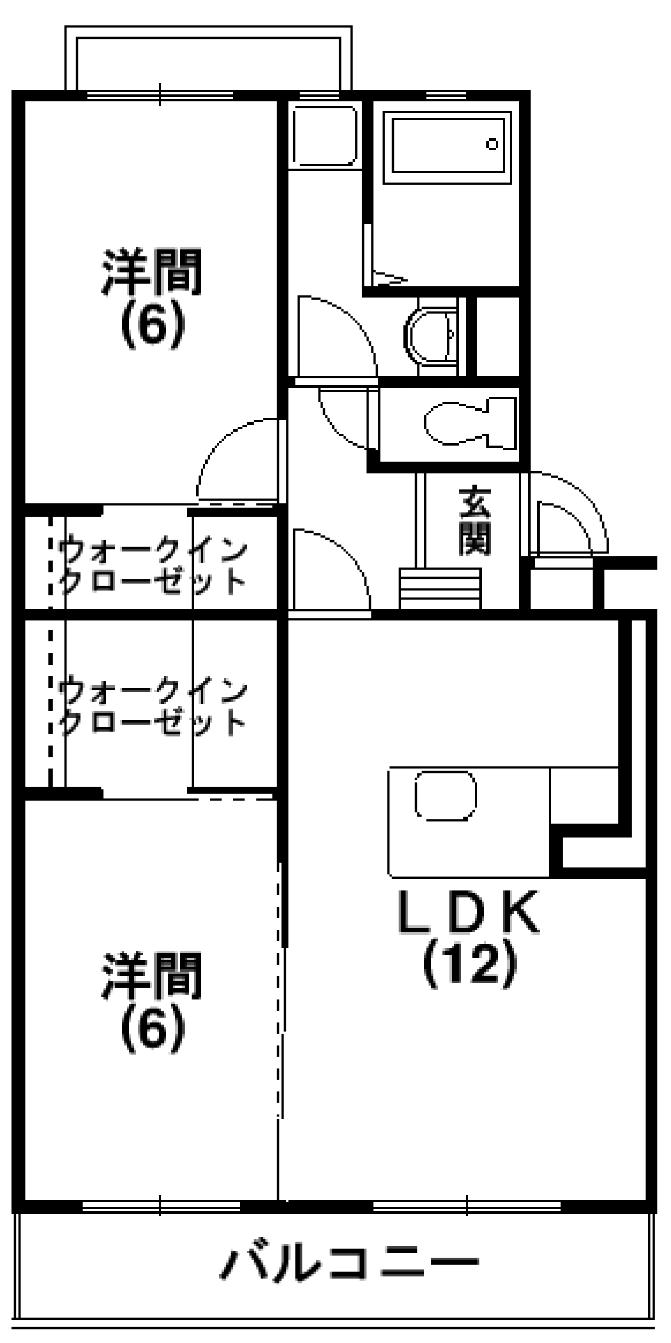 落ち着いたふたり暮らし。の間取り図
