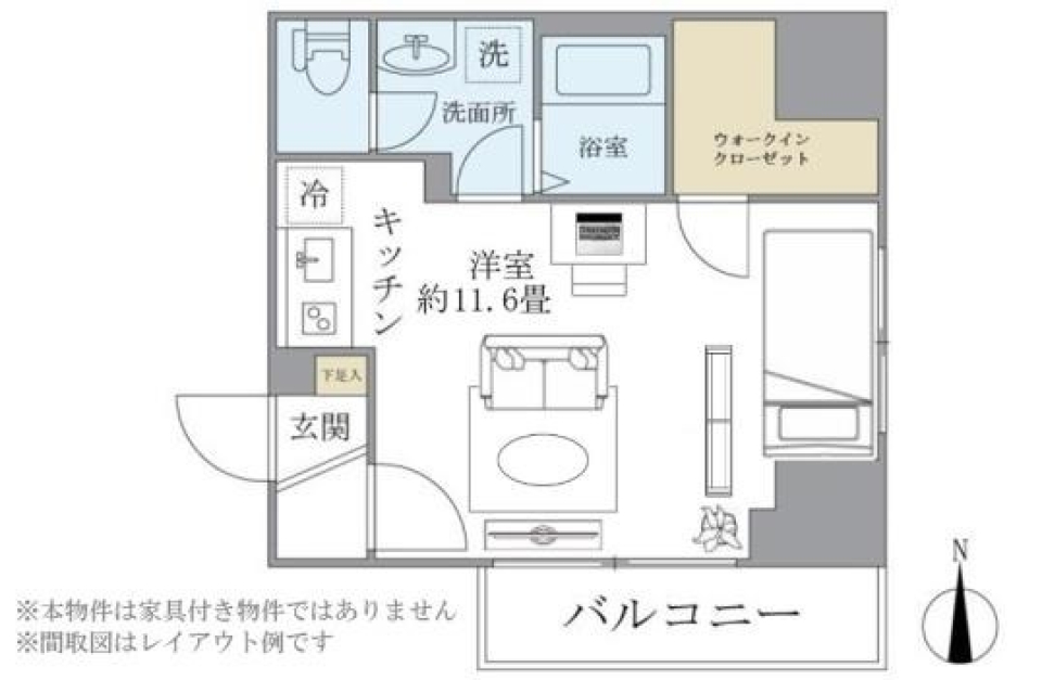 ヒューマンハイム新御徒町　901号室の間取り図