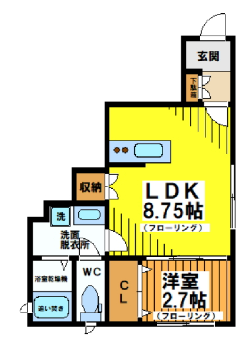 SEIKA　101号室の間取り図