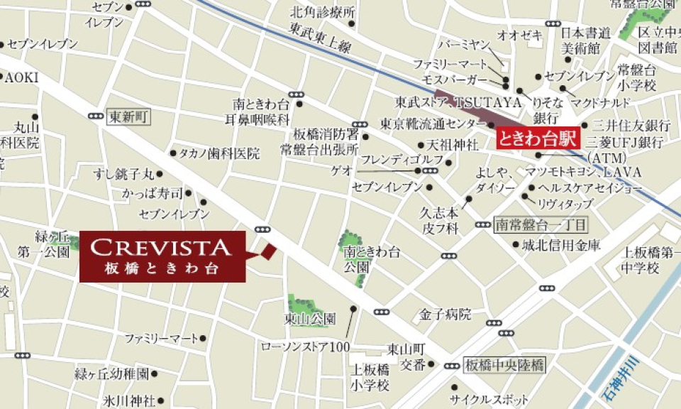 周辺地図。