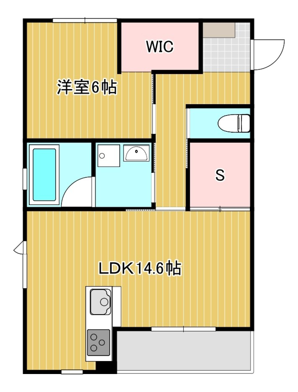 清潔感抜群！便利な暮らしを！［新築］の間取り図