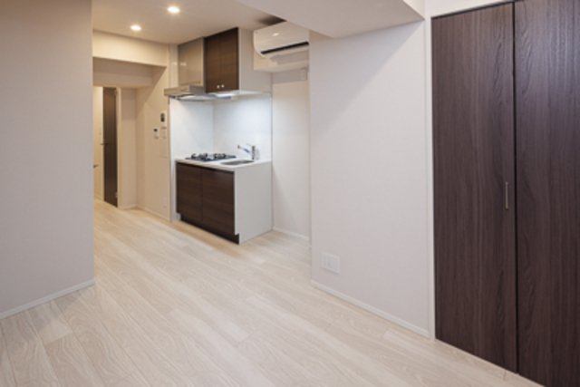 落ち着いた雰囲気で、どんなインテリアでも馴染みます。
※写真は同タイプ住戸です。