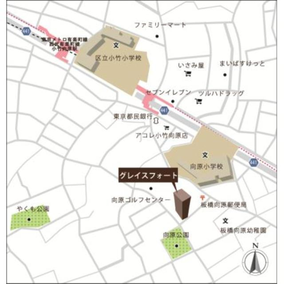 周辺地図です。