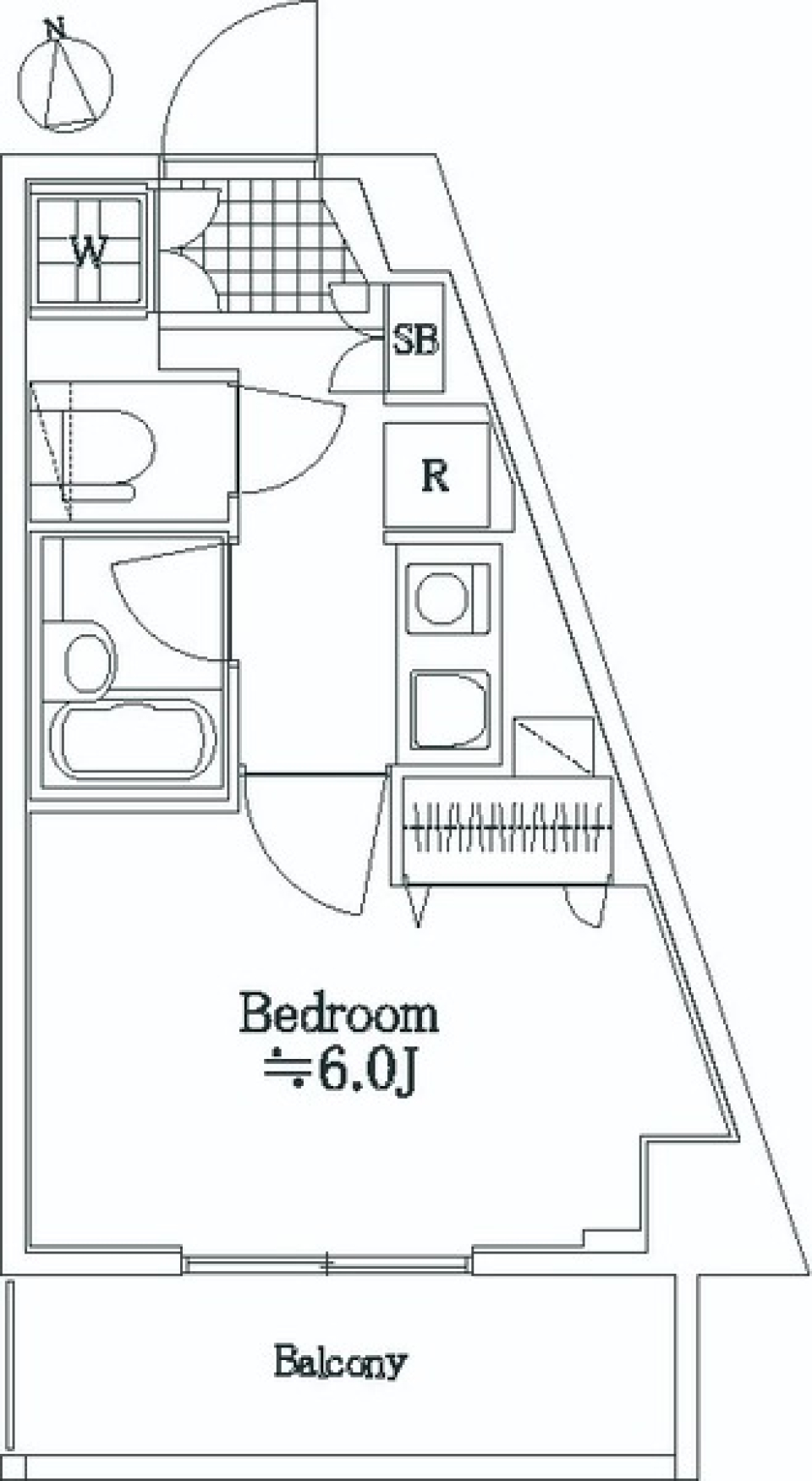 日神デュオステージ大森　603号室　[ ペット可 ]の間取り図