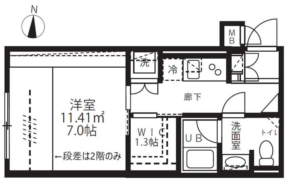 私の家ここなんだの間取り図