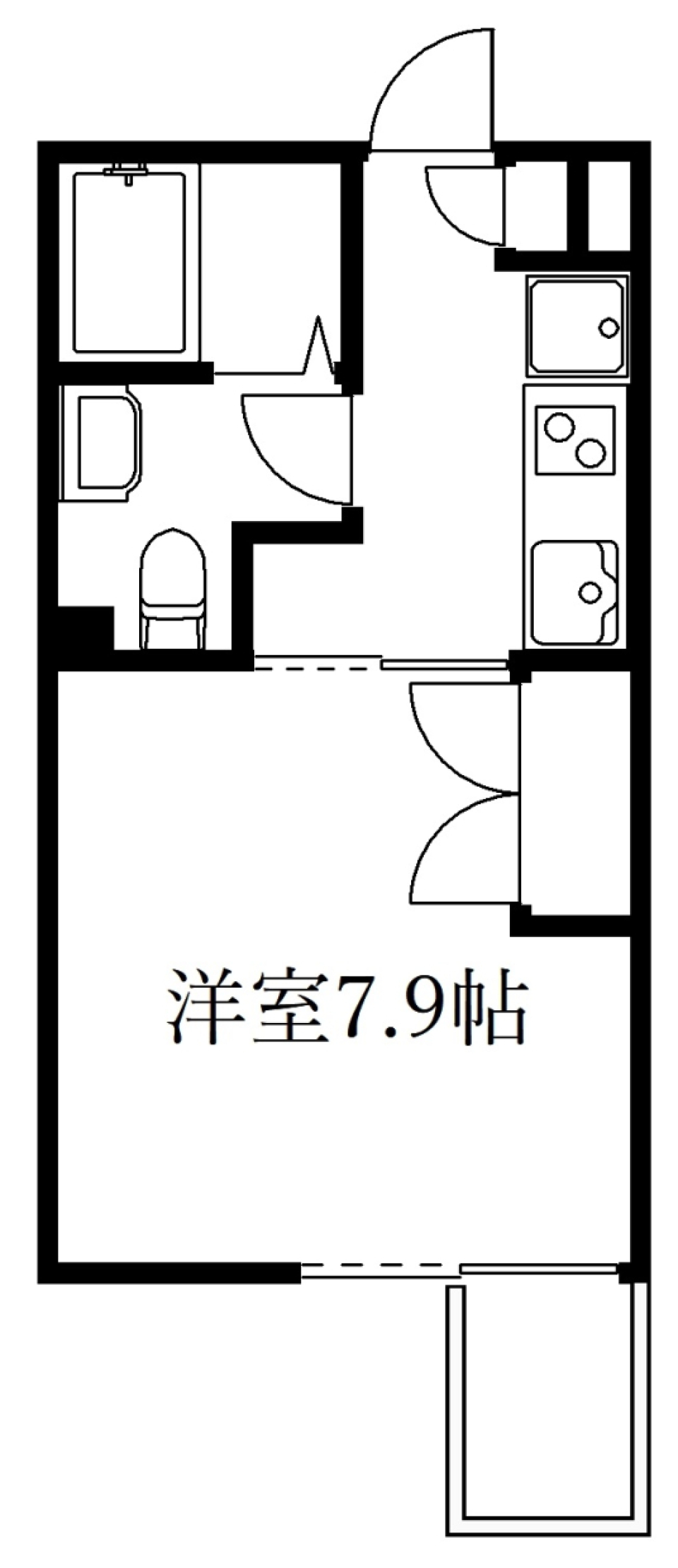 PARK RESIDENCE 西新宿　404号室の間取り図