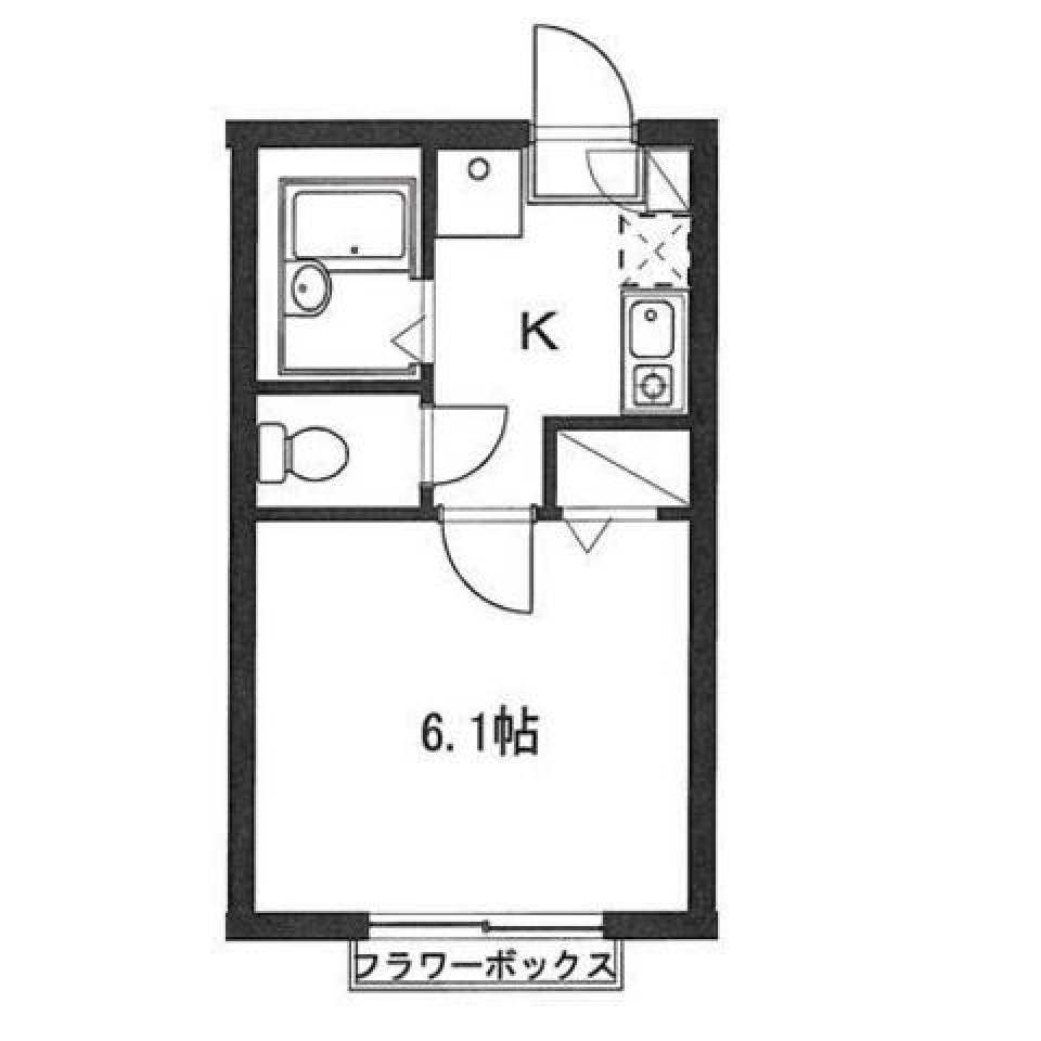 アルシオンハイツ葛西　204号室の間取り図