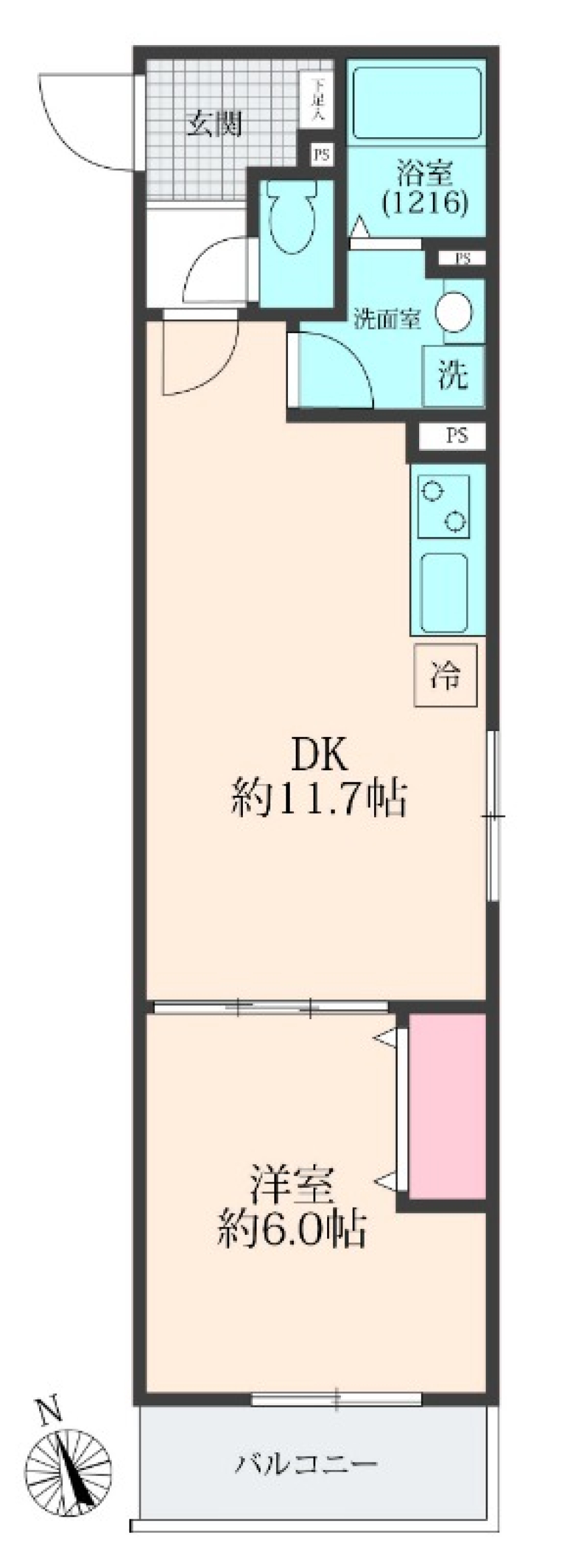 FOREST RESIDENCE TOKIWADAI　304号室の間取り図