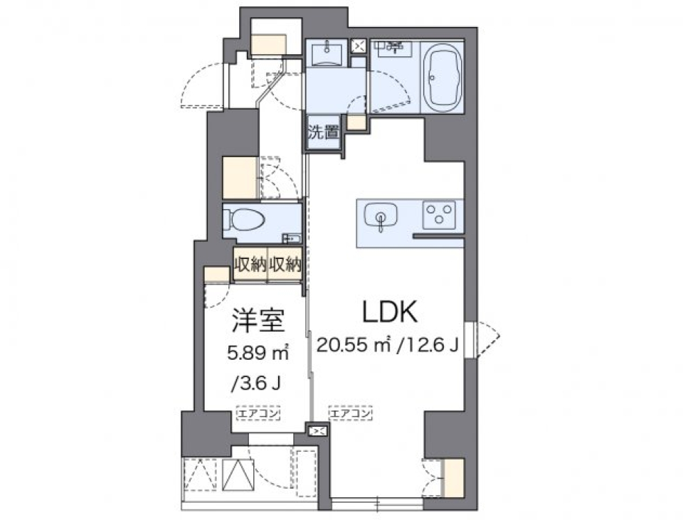 ＬＯＶＩＥ銀座東　301号室の間取り図