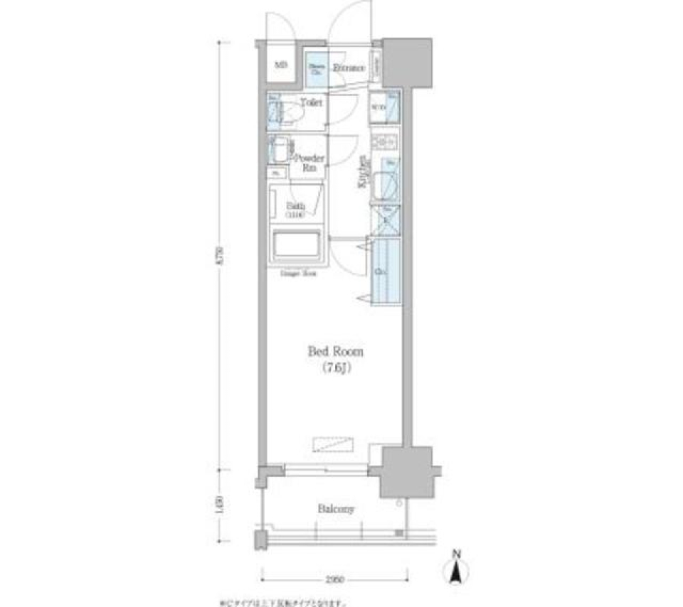 アーバネックス深川住吉　304号室の間取り図