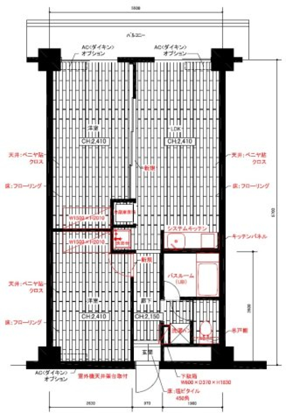 PRATIQUE SAGINOMIYA　203号室の間取り図