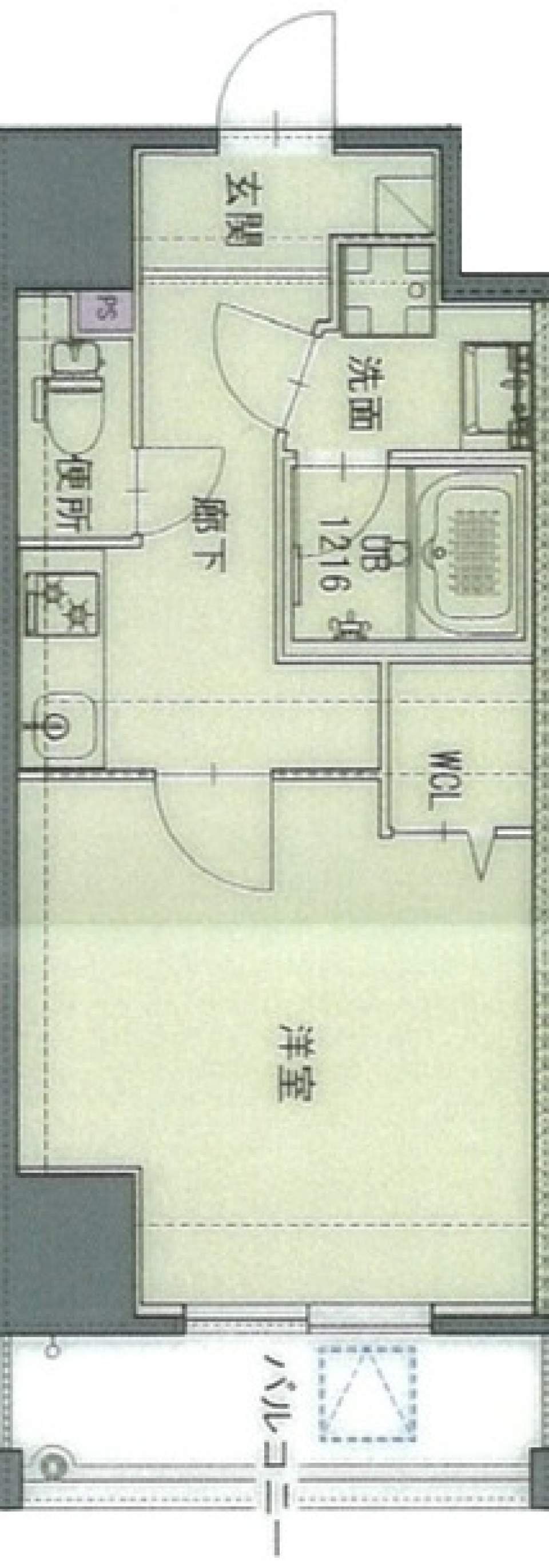 ユリカロゼ篠崎駅前　402号室の間取り図