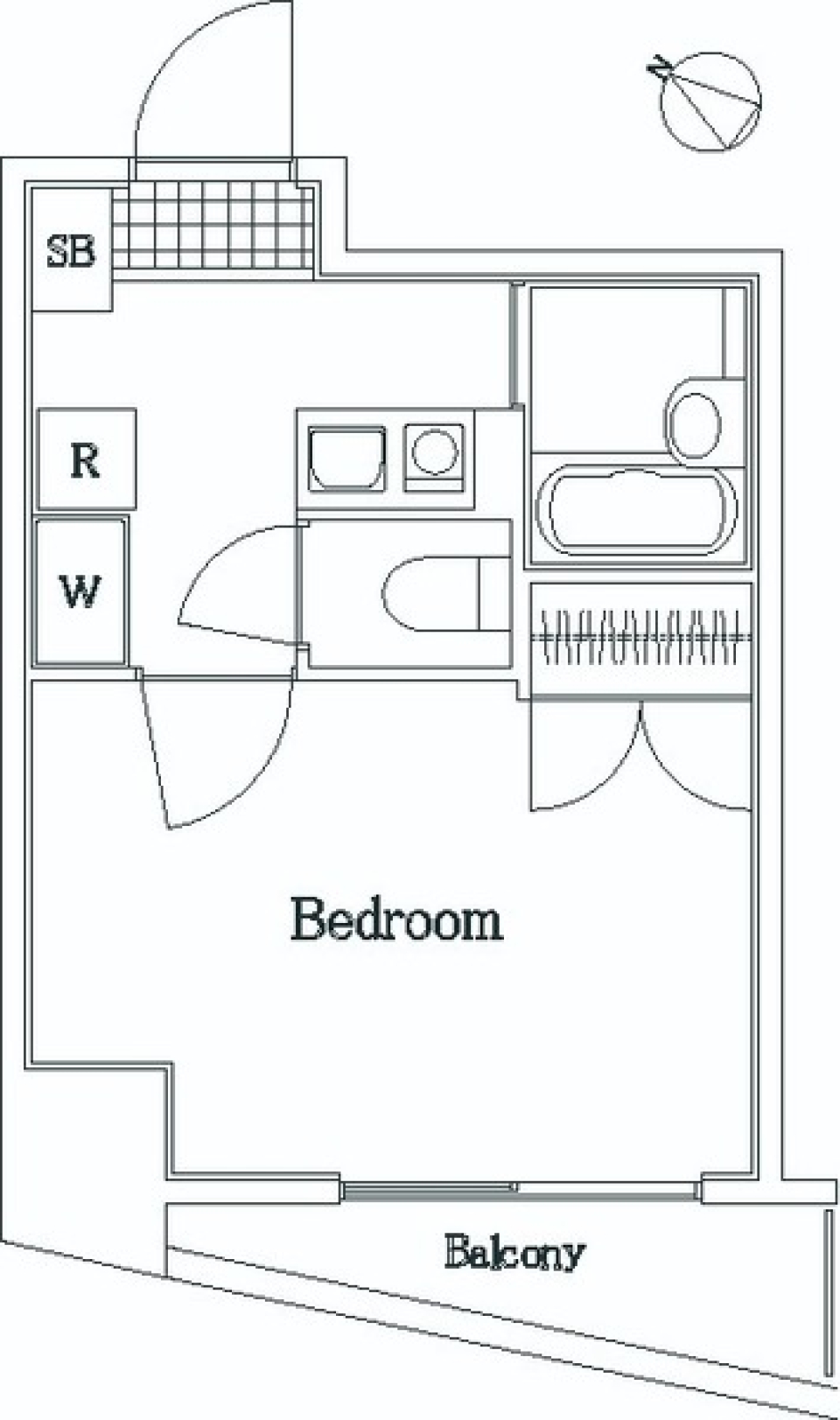 ロイヤルパレス初台　602号室の間取り図