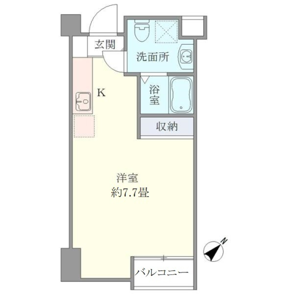 ブレグレイス参宮橋　303号室の間取り図