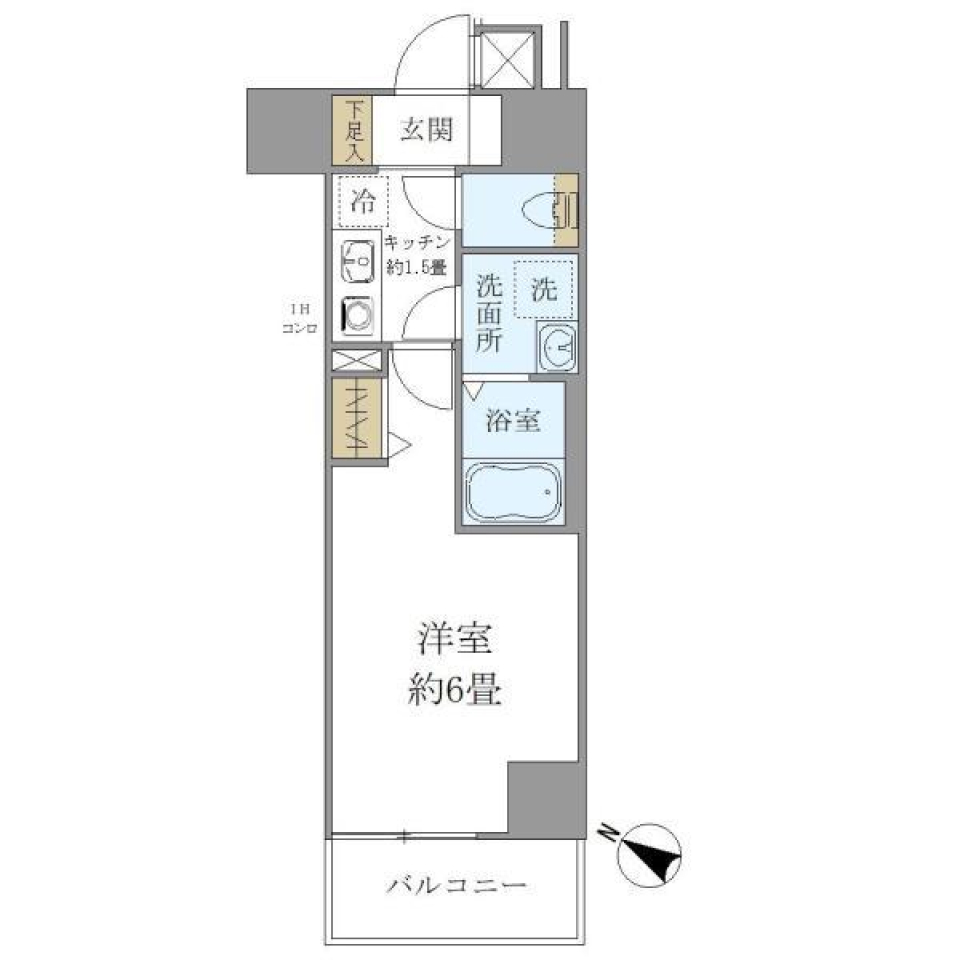 シエル白山　Ａ館の間取り図