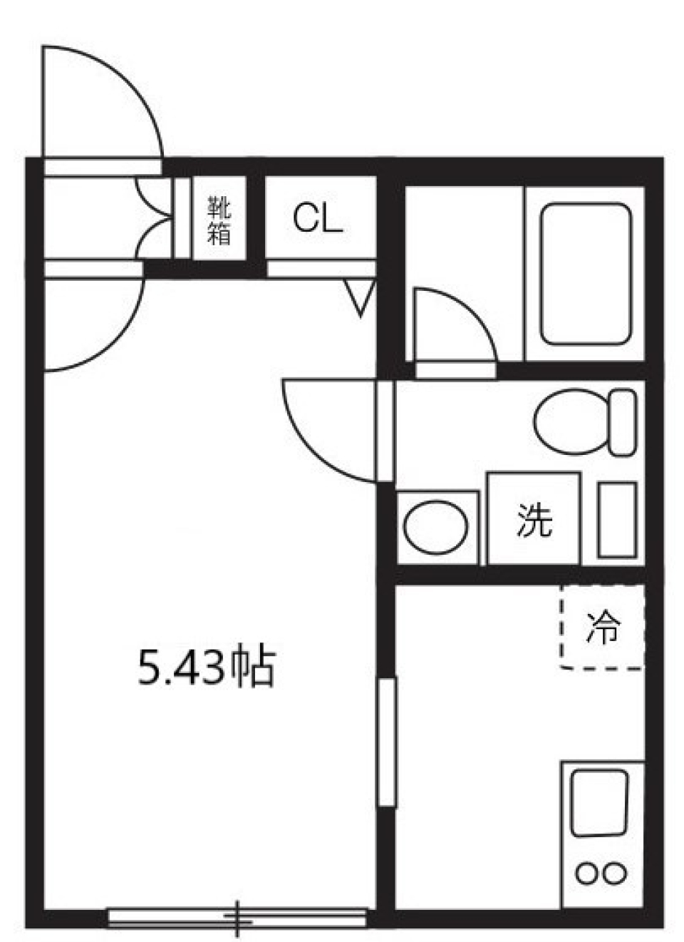 ルーデンス本蓮沼Ⅱ　0102号室［新築］の間取り図