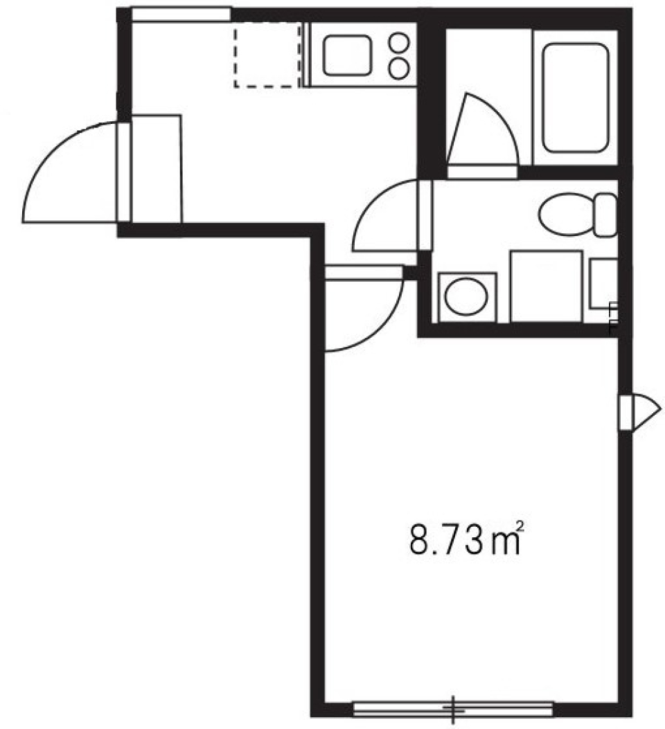 ルーデンス本蓮沼Ⅱ　0301号室［新築］の間取り図