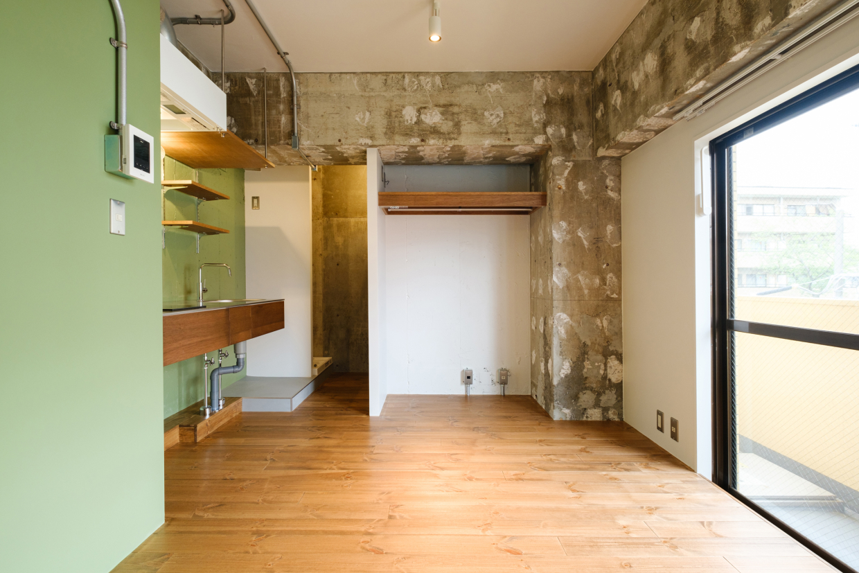 個性が爆発！グリーンの塗り壁はどうですか？