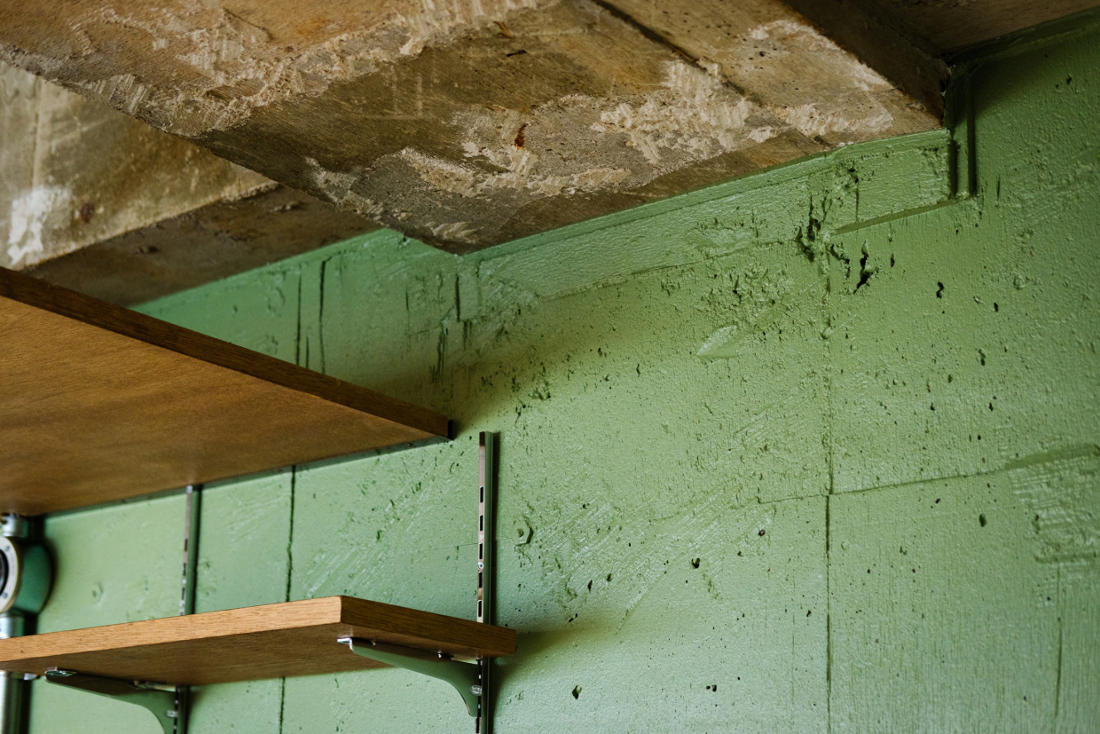 塗り壁ならではの質感ですね