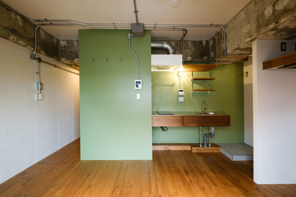 ベンジャミンムーアの塗装で海外らしい雰囲気に