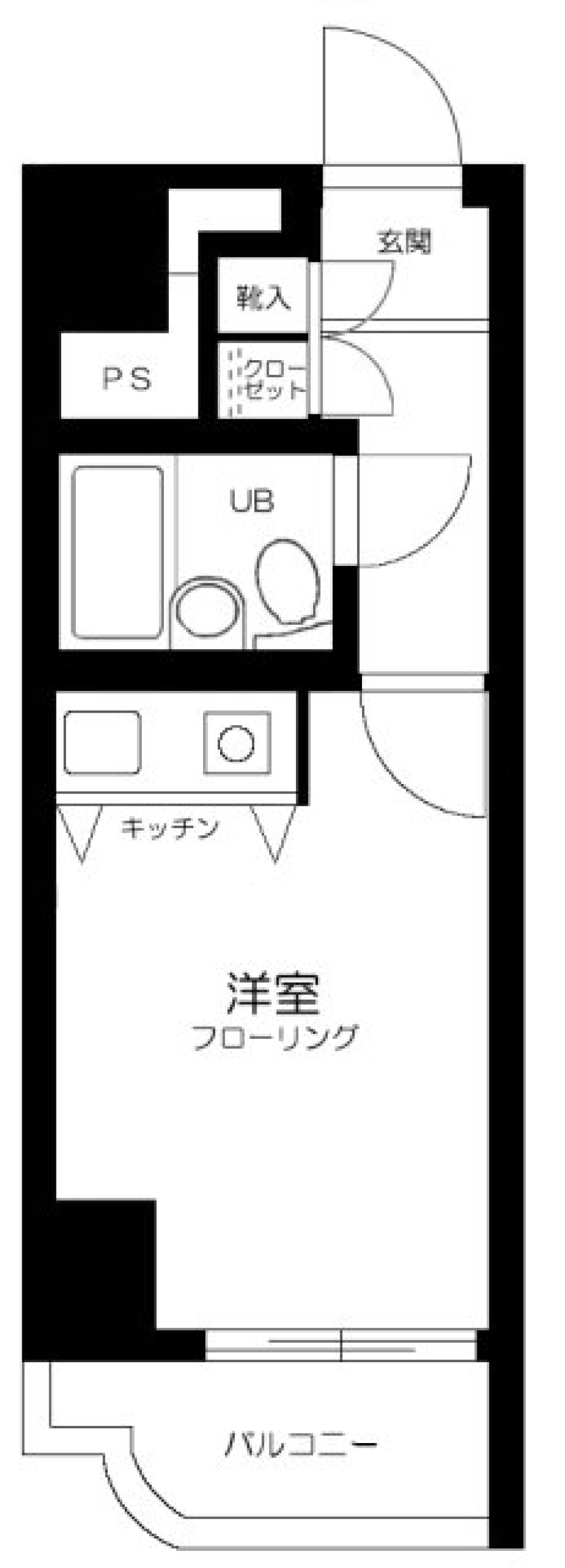 クリオ大森１番館　601号室の間取り図