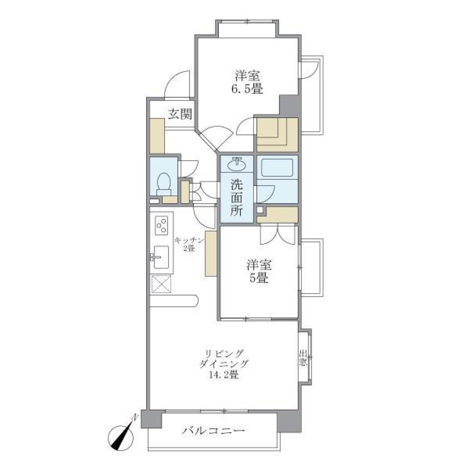 ＫＤＸレジデンス宮前平　210号室の間取り図