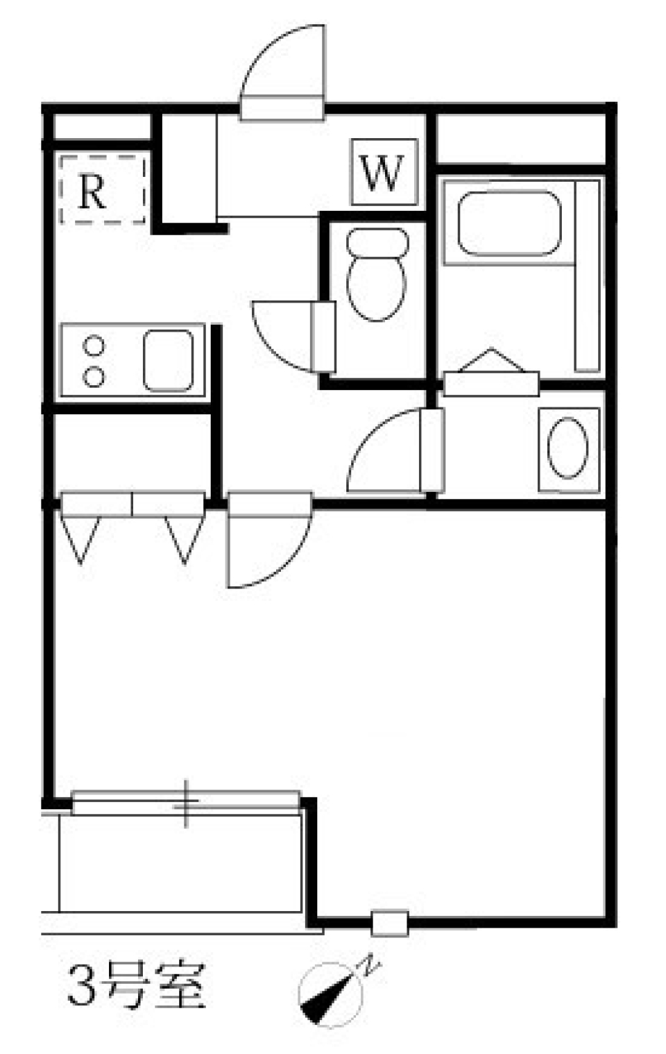 モダンアパートメント武蔵小山の間取り図