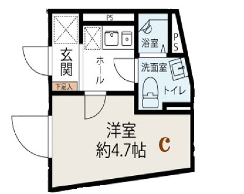 axia tokiwadaiの間取り図