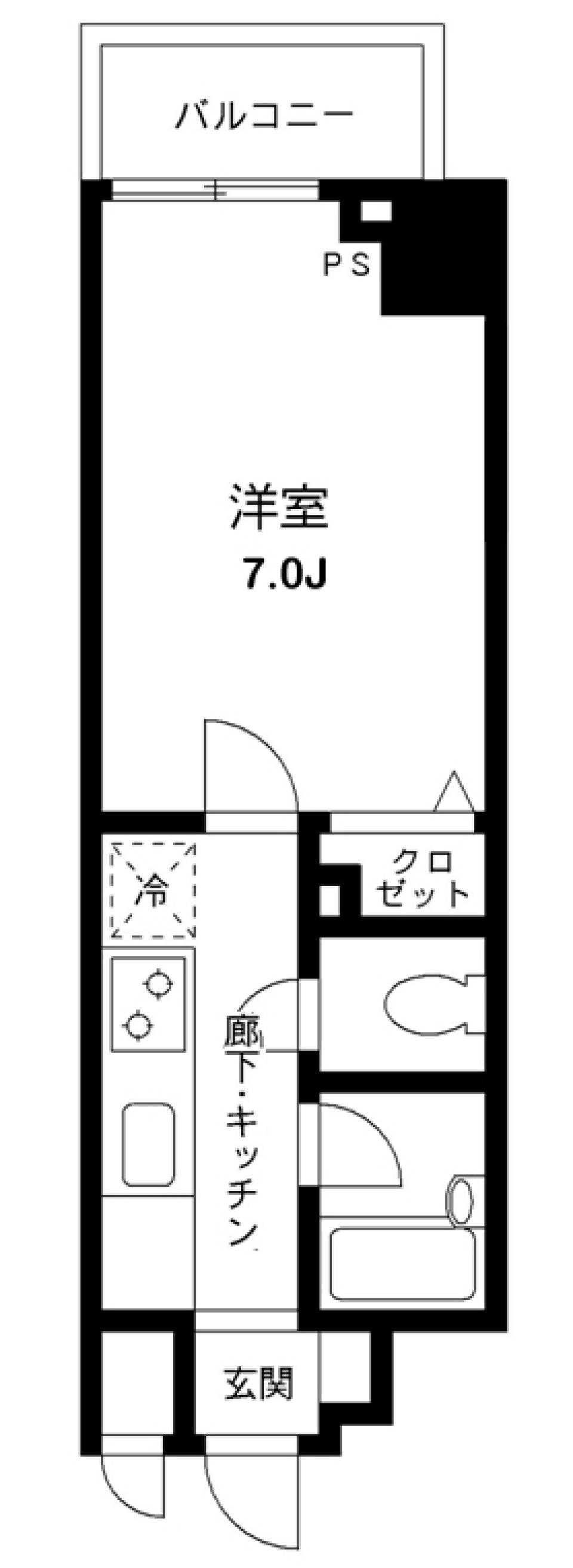 プライムアーバン飯田橋　902号室の間取り図