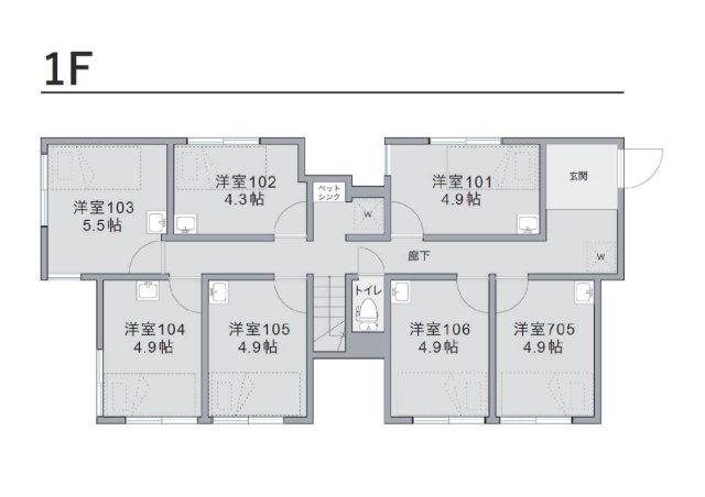 1F間取り図