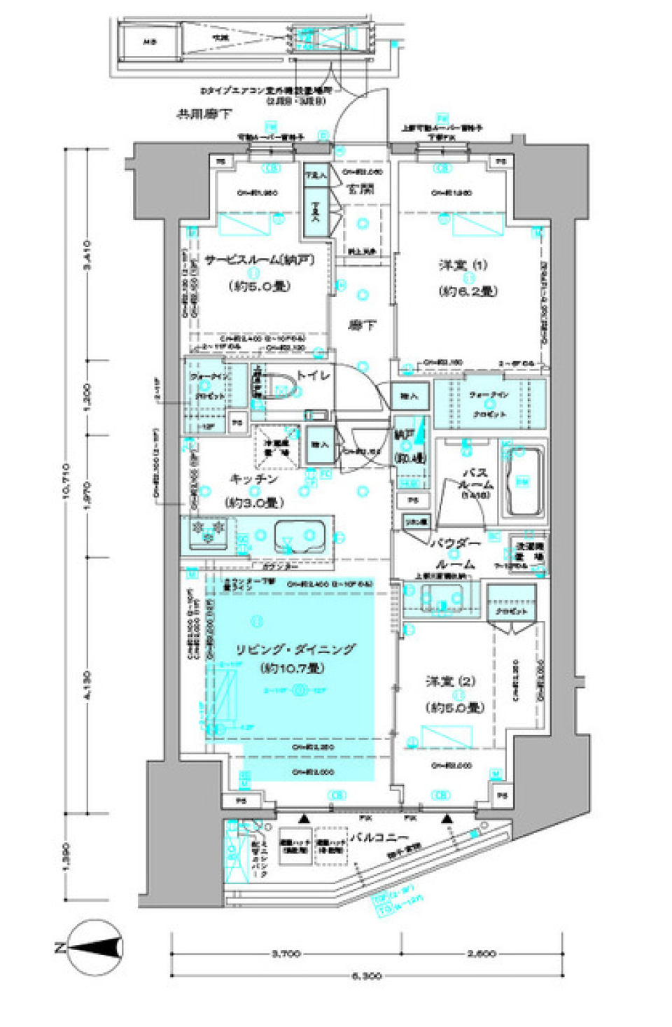 ディームス方南町　904号室の間取り図