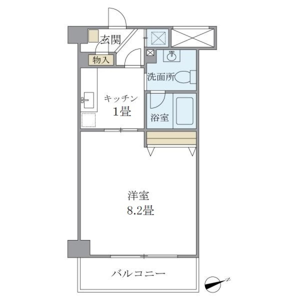 マンションホワイトホース　311号室［ペット可］の間取り図