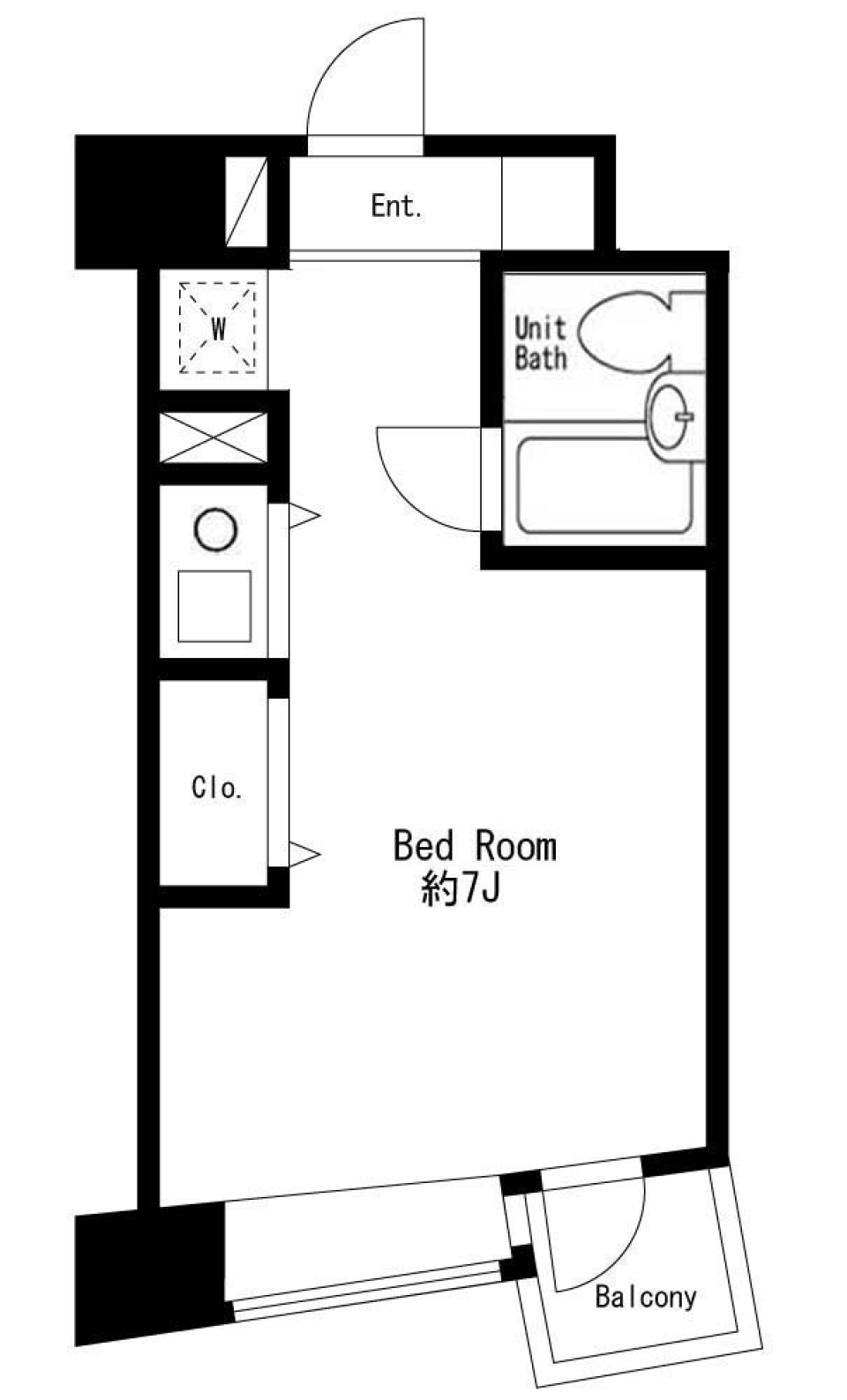プライムアーバン大井町Ⅱ　406号室の間取り図
