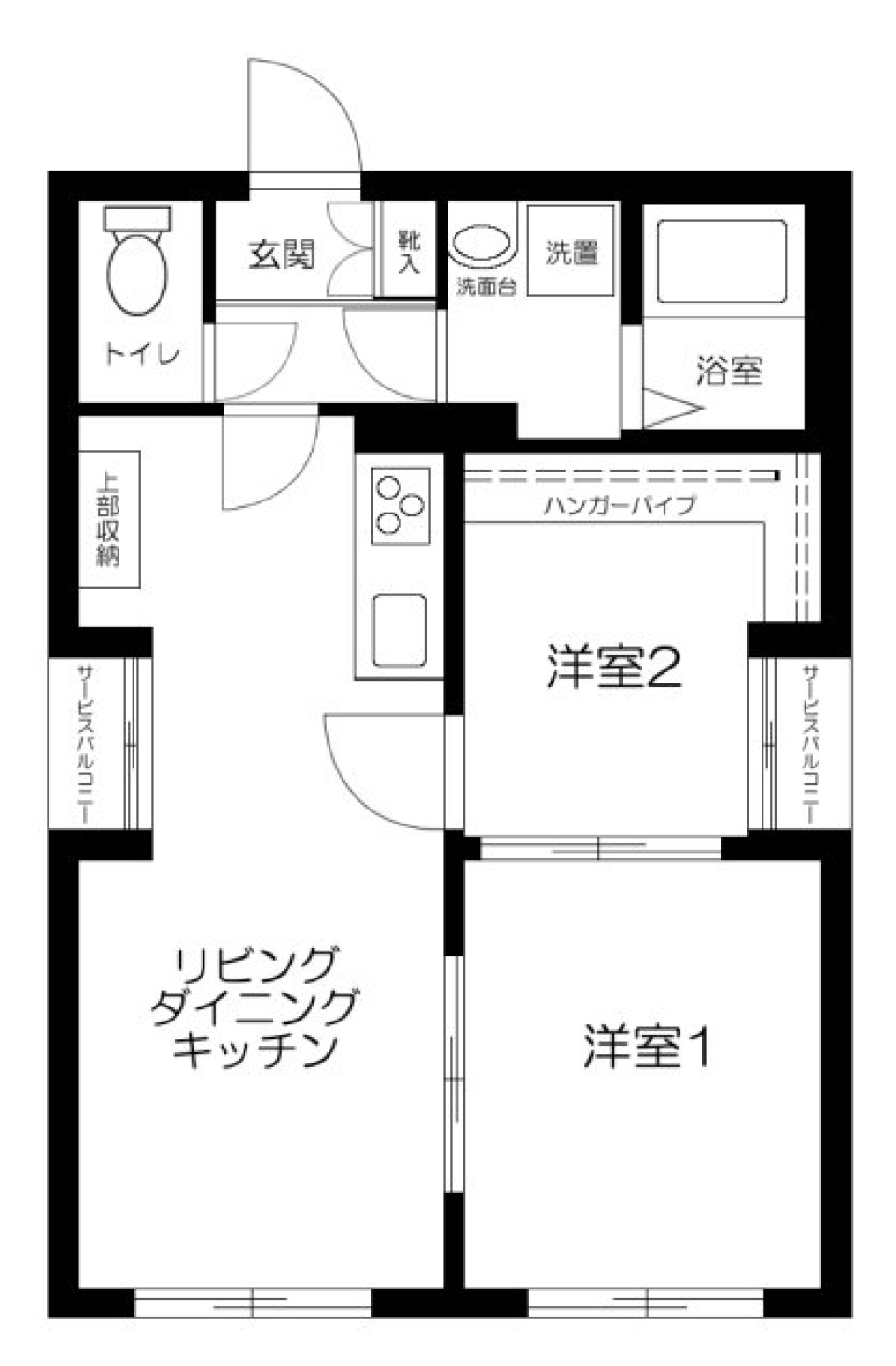 リタ王子神谷　101号室［新築］の間取り図