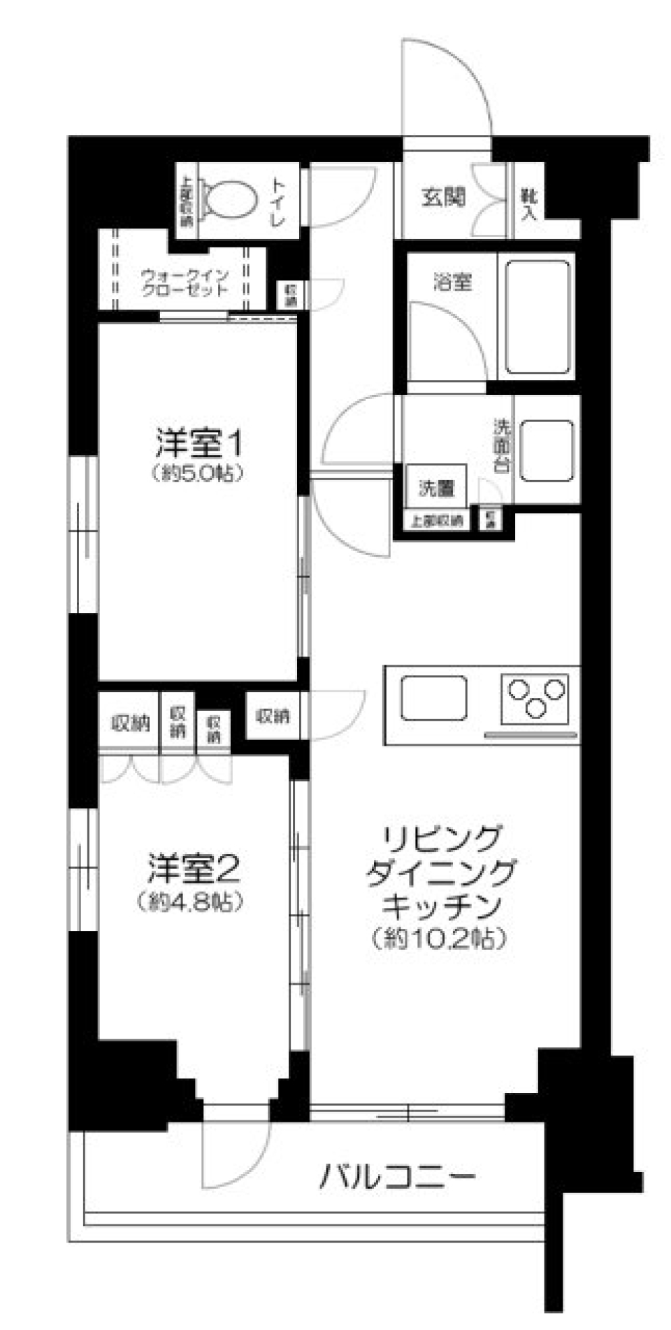 レジデンスノーブル三ノ輪　703号室［新築］の間取り図