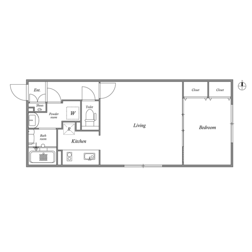 ＧＲＡＮ　ＰＡＳＥＯ中野　0301号室の間取り図